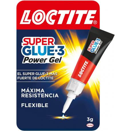 Loctite Super Glue-3 Power Flex instantáneo y resistente 3 gr