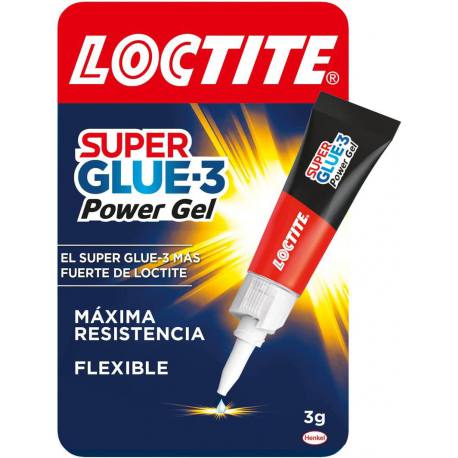 Loctite Super Glue-3 Power Flex instantáneo y resistente 3 gr