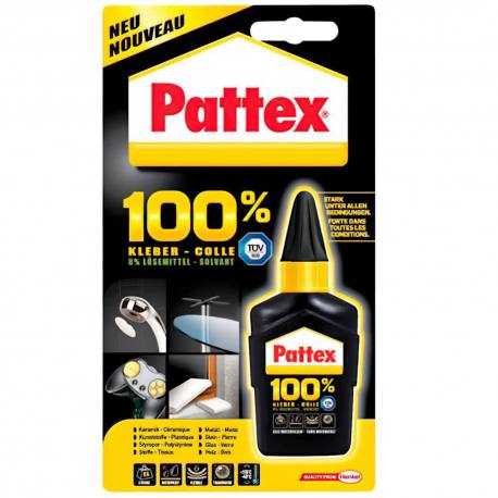 Pattex 100% pegamento multimaterial transparente 50 gr