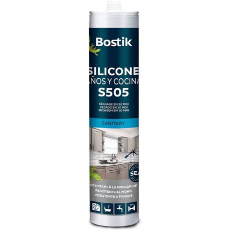 Silicona antimoho ba¥o y cocina s505 blanco 280ml