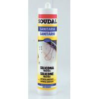 Silicona blanca sanitaria 300ml soudal