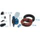 Kit de riego por goteo mesa de cultivo