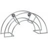 Soporte manguerapared acero inox 36x12cm