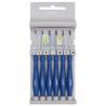Juego destornilladores precision 6 piezas