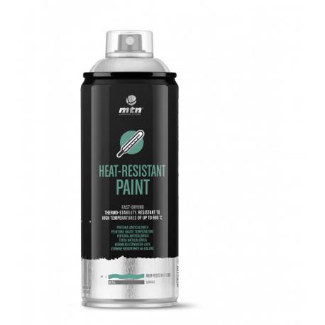 Pintura anti calórica en spray color plata 400 ml