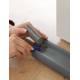 Burlete para puertas Tesa Tape quita y pon gris 9,5 metros x 25 mm