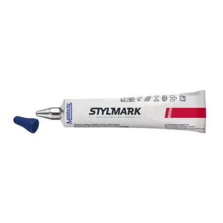 Marcador stylmark metal azul 3 mm