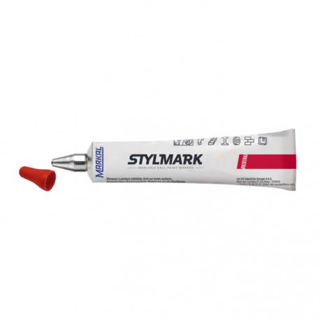 Marcador stylmark metal rojo 3 mm