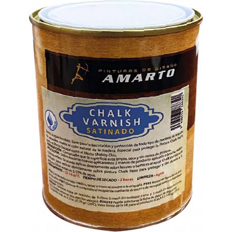 Barniz Chalk Vanish de Amarto con acabado sanitado