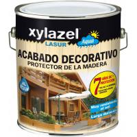 Lasur protector al agua acabado satinado color Wengue 5 litros