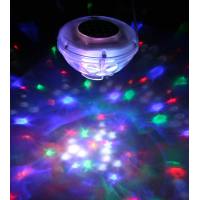 Lámpara led solar flotante para piscinas