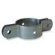 Abrazadera de 45 mm para poste central galvanizada