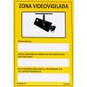 Se&ntilde;al PVC Zona de videovigilancia 21 x 30 cm
