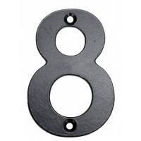 Número 8 de hierro forjado 100 x 5 mm