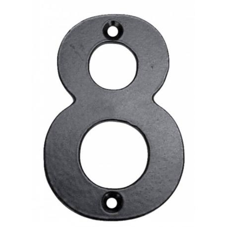Número 8 de hierro forjado 100 x 5 mm Número 8 de hierro forjado 100 x 5 mm