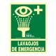 Señal lavaojos emergencia 420 x 297 mm