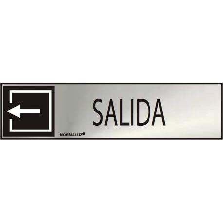 Señal de saliva inoxidable adhesiva 5 x 20 cm Señal de saliva inoxidable adhesiva 5 x 20 cm