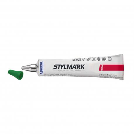 Marcador stylmark metal verde 3 mm