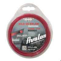 Hilo redondo de nylon Avalon para desbrozadora 2,7 mm