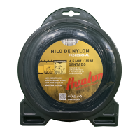 Hilo dentado de nylon Avalon para desbrozadora 4,5 mm x 18 m