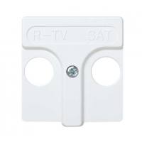 Toma R-TV+SAT intermedia blanco Simon 27