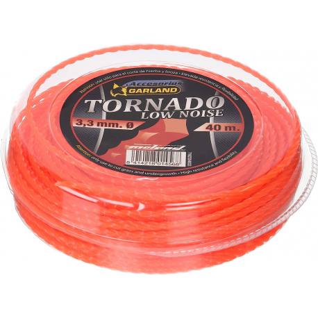 Rollo hilo nylon tornado 40m 3,3mm espiral