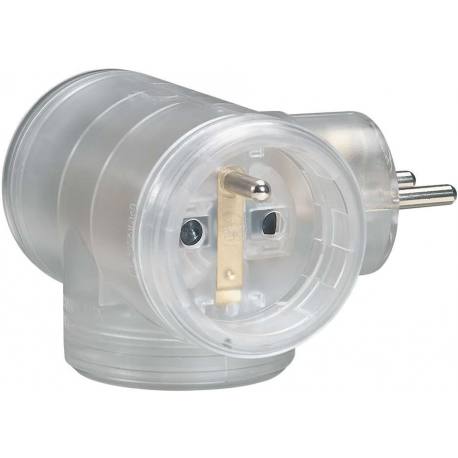 Adaptador multiplicador 3 T lateral 16A Legrand