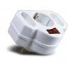 Adaptador multiplicador 3T con interruptor