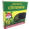 Espiral de citronella antimosquitos exterior 10 unidades