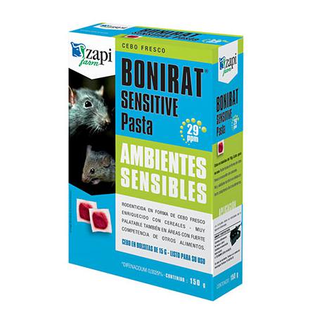 Raticida Bonirat cebo fresco 150 gramos