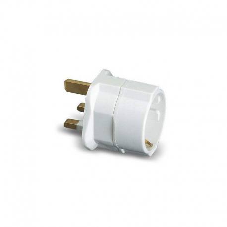Adaptador inglés europeo 10A 250 V