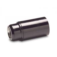 Portalámparas liso E-14 negro