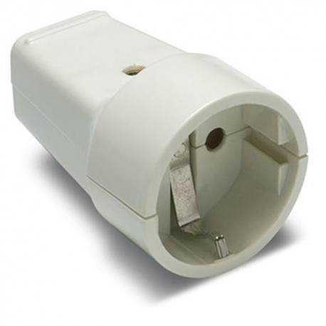Base móvil TT 16A-250V blanco
