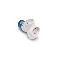 Adaptador clavija IP40 2P T 3 base 2P TTL