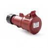 Prolongador 3P+T 16A IP44 Cetact rojo granate