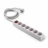 Base múltiple 6 tomas 1,5 M interruptor blanco