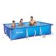 Piscina desmontable Deluxe Splash Frame Pool azul 300x201x66 cm