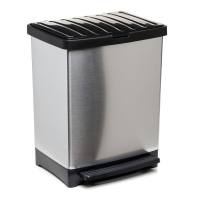 TATAY Smart - Cubo de Basura 25L con Tapa Basculante. Ideal Cocina. Negro