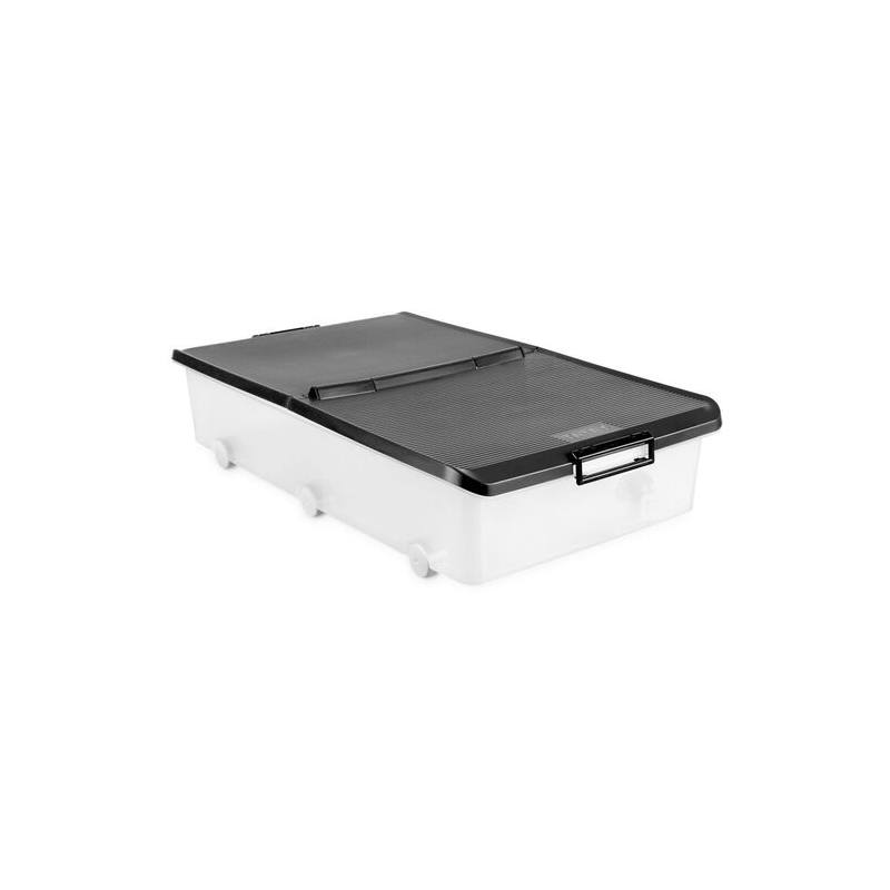 Caja almacenaje bajo cama 62 L Tatay New con ruedas