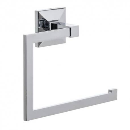 Aro toallero Iconik de Tatay en acero inox y zamak 20 x 6,5 x 16 cm