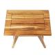 Banqueta madera Midcentury Decoteak Tatay 46 x 30 x 47.5 cm