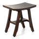 Banqueta Satori Decoteak Tatay madera de Teca 46 x 30.5 x 46.5 cm