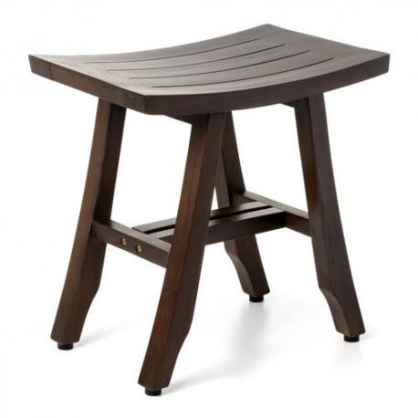 Banqueta Satori Decoteak Tatay madera de Teca 46 x 30.5 x 46.5 cm