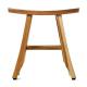 Banqueta Satori Decoteak Tatay madera de Teca 46 x 30.5 x 46.5 cm