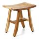 Banqueta Satori Decoteak Tatay madera de Teca 46 x 30.5 x 46.5 cm