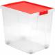 Caja de almacenamiento multiusos con tapa roja Tatay New