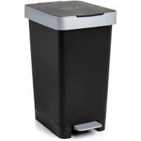 Cubo con pedal 30 litros Tatay Smart negro