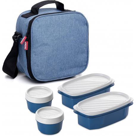 Bolsa Térmica Porta Alimentos 8L - Para Meriendas Infantiles, Con Asa Y Correa Ajustable