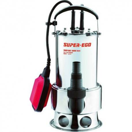 Bomba sumergible Super-ego subvort aguas sucias inox 900 W - 1