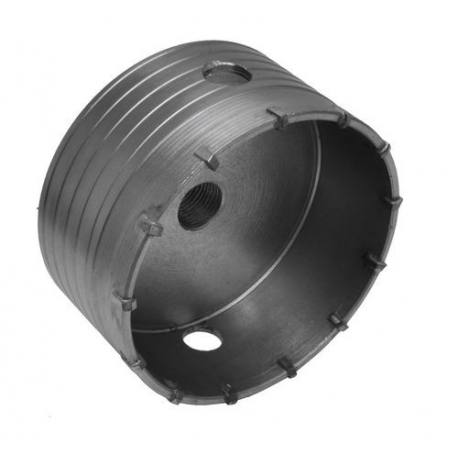 Corona de perforación con broca de carburo y adaptador SDS-Plus, Ø 68 mm, Coronas de perforación con recubrimiento de carburo de tungsteno, Coronas  de perforación